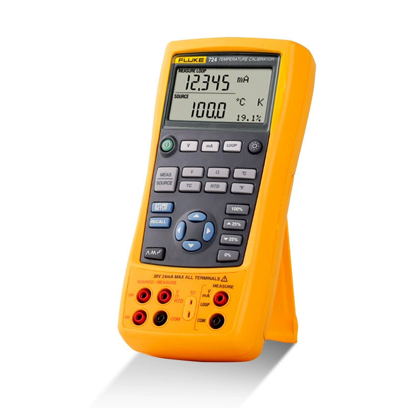 Калибратор температуры American Fluke 724, калибратор Fluke F724, валидатор калибратора Fluke