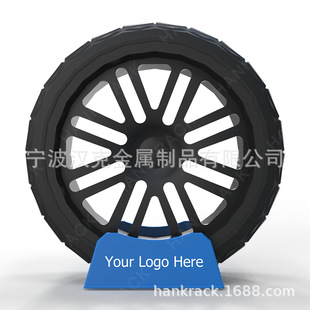 Ningbo source factory plastic Tire Rack 4s shop exhibition display rack promotion truck car tire display rack