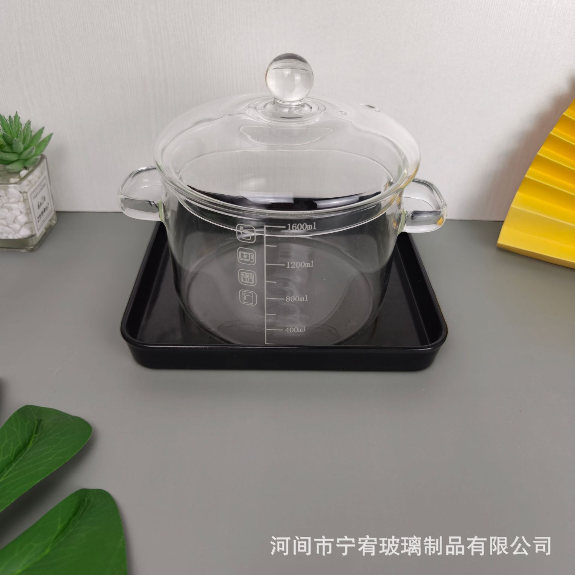 高硼硅玻璃炖锅炖汤家用泡面锅燃气明火耐高温小瓦罐迷你汤锅碗