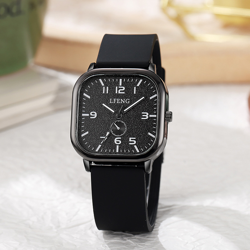 Watch Trend Square New Personality Fashion Casual Simple Sports Student Atmosphere Retro Cool Men's Quartz Watch