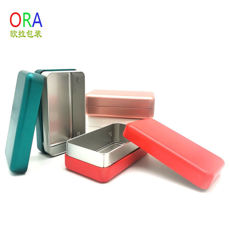 厂家现货茶叶糖果铁盒方形扣内胆首饰药品喜糖收纳盒金属包装铁罐