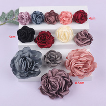 4/5/8.5cm厂家直销现货手工布艺花朵花苞服饰辅料diy配件山茶花