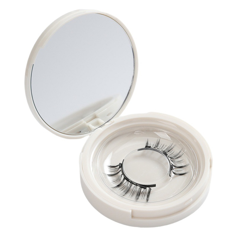 Nueva succión magnética pestañas postizas gato genio belleza pestañas un par de pelo de visón artificial imán natural pestañas al por mayor