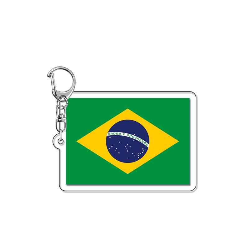 Llavero Conmemorativo de Acrílico de Acrílico Decorativo para Fanáticos del Fútbol y Recuerdos de Viaje
