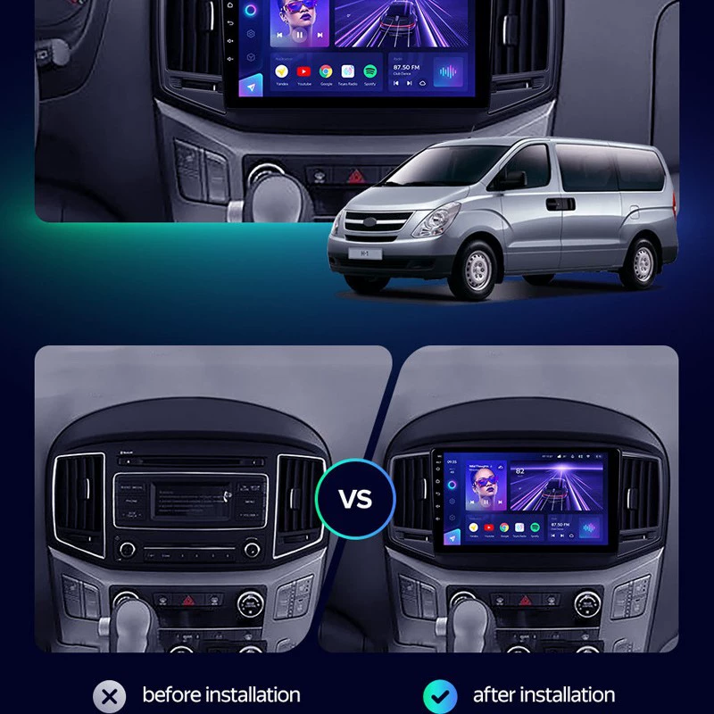 Подходящий для современных 15-18 моделей H1 автомобиль навигация CarPlay Android большой экран навигатор GPS навигации все-в-одном устройстве