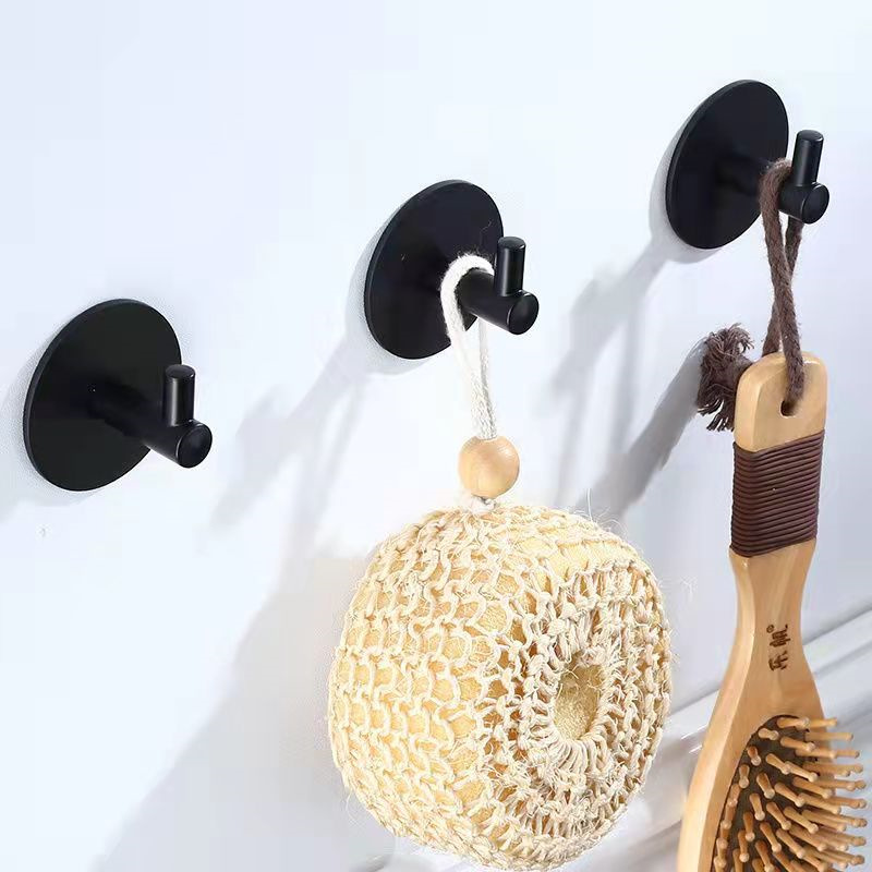 Punch-free hook stickers, strong wall-mounted storage rack for kitchens&mdash;traceless, multi-functional, and perfect for dorm rooms or wall-hanging use.