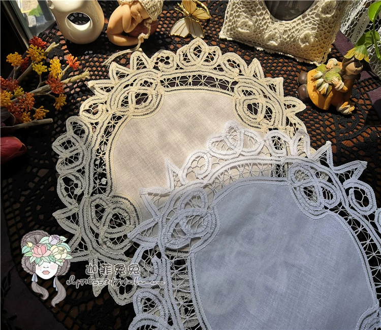 Чистый запас специальный Hui@Внешнеторговый экспорт European Cotton хлопок, Handmade Bai Lai подушка подушка с цветами круглая
