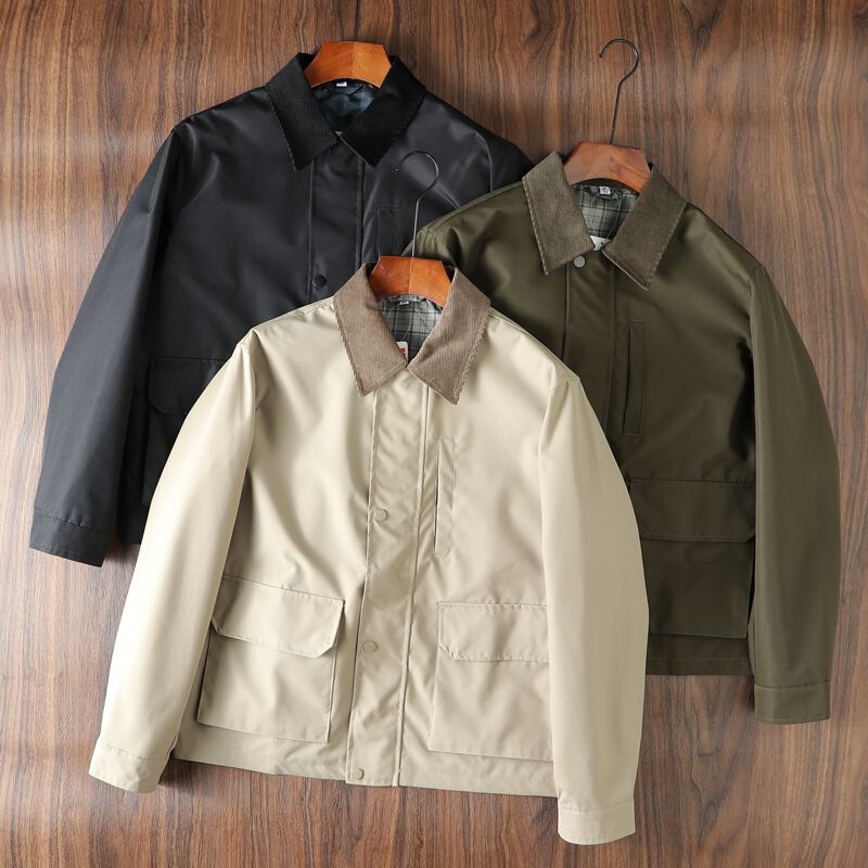 Daily single synchronization! Autumn Men's Casual Short Jacket/British Style Short Fashion Top Coat E470117