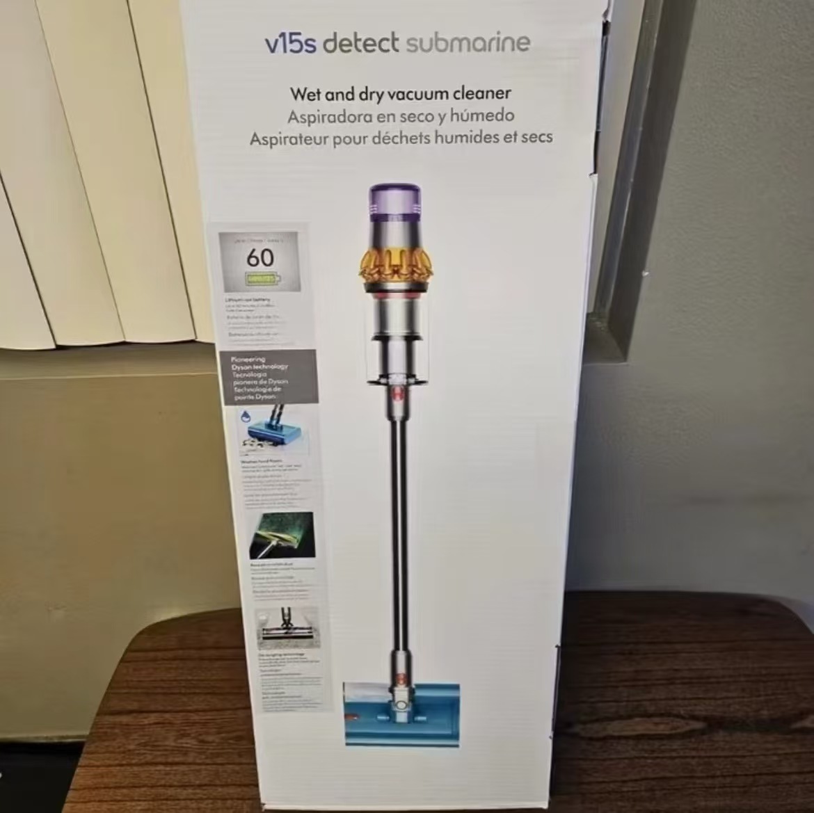 V15S Detect Submarlne Water Tank Suction and Mopping Integrated Vacuum Cleaner Gen5Detect Handheld Mite Removal