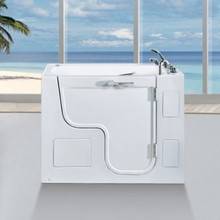 新款残疾人老人浴缸 方形带座位 开门浴缸 养老院疗养院康复中心