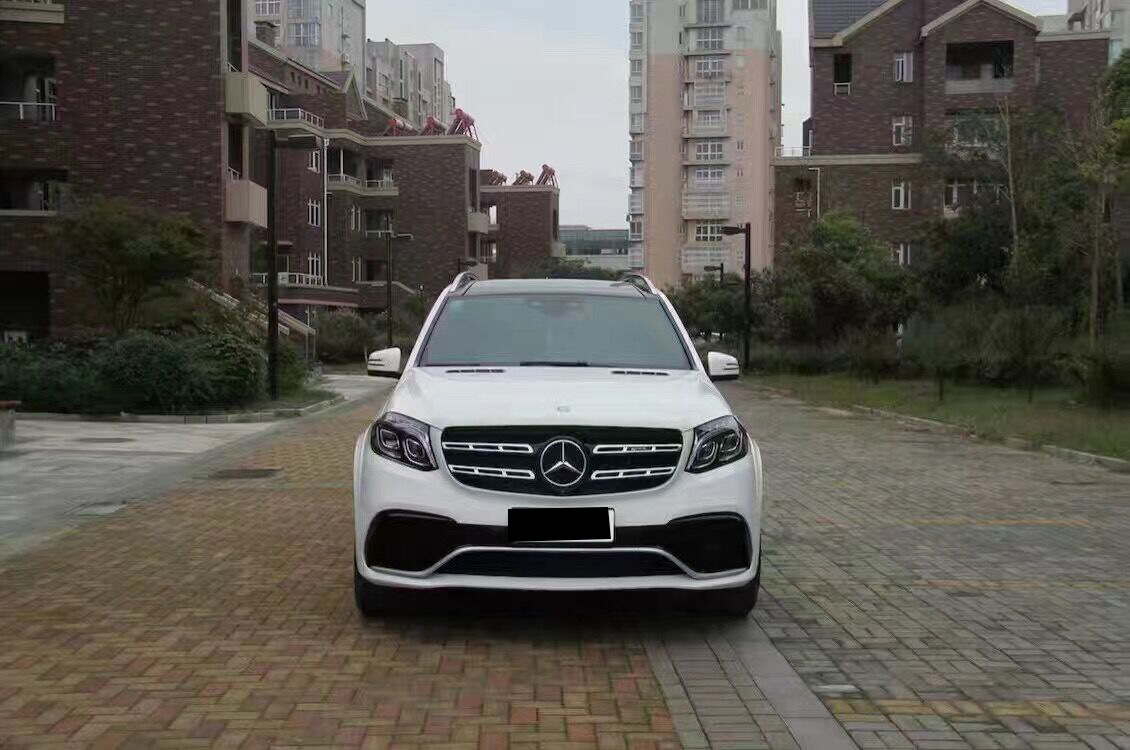 Suitable for Mercedes-Benz X166 upgrade to GLS63 AMG body kit, front and rear bumpers, wheel arches, rear lip, exhaust tip modification parts wholesale