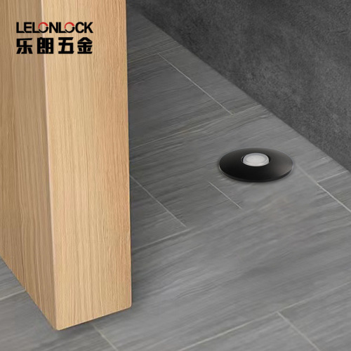 Ultra-thin invisible door wooden door bedroom strong magnetic suction stainless steel 304 hidden buffer silent door top door touch