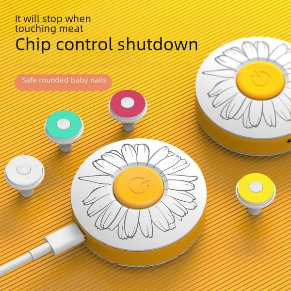 USB rechargeable baby nail grinder baby nail trimmer newborn nail grinder foreign trade hot sale
