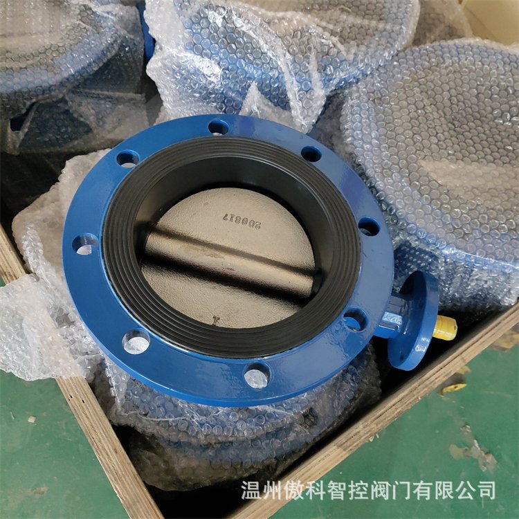 D41X-16Q软密封球墨铸铁材质衬胶 304无销阀板DN200 手动法兰蝶阀