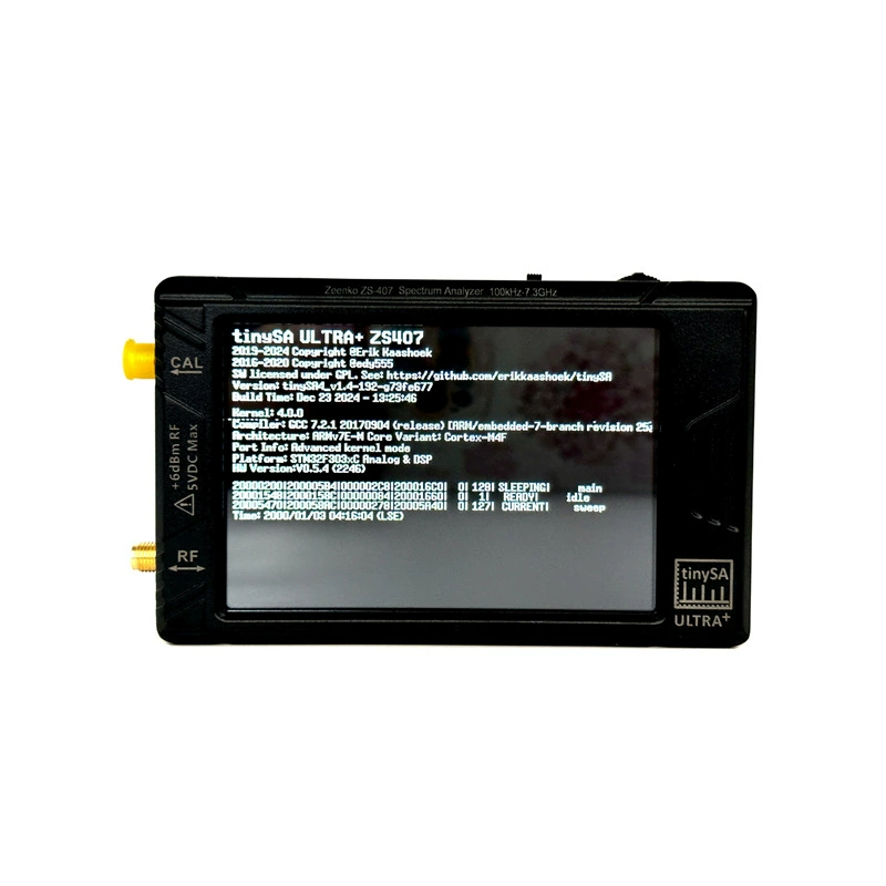 Новый портативный анализатор спектра TinySA ULTRA Plus 4inch с обнаружением дронов 100–7,3 ГГц