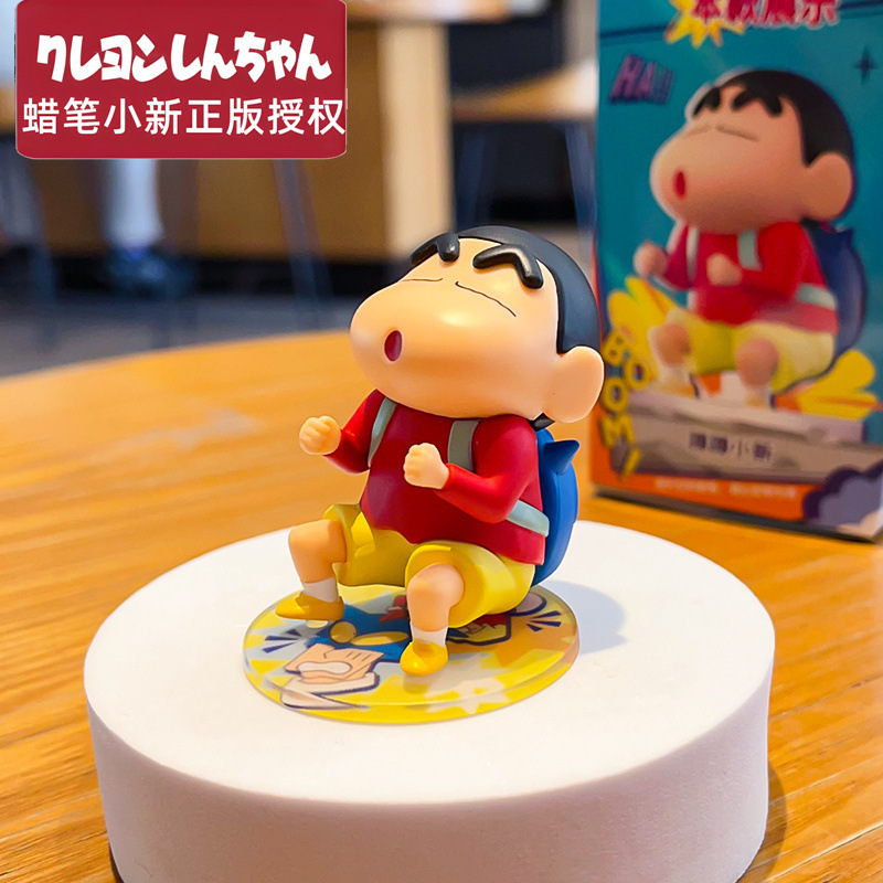本物のクレヨンしんちゃんオーナメントダイナミックバトルシリーズデスクトップオーナメント漫画ヒーリングデスクトップブラインドボックスフィギュア|undefined