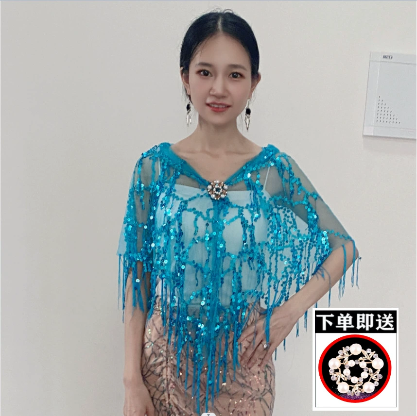 Высококачественная шаль с Cheongsam снаружи блестками из бисера свадебная мама свадебное банкетное платье жилет тонкий