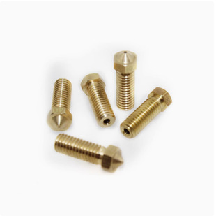 Link Cnc 3D Printer Accessories V5 V6 with Lettering Large Diameter Brass Volcano Nozzle