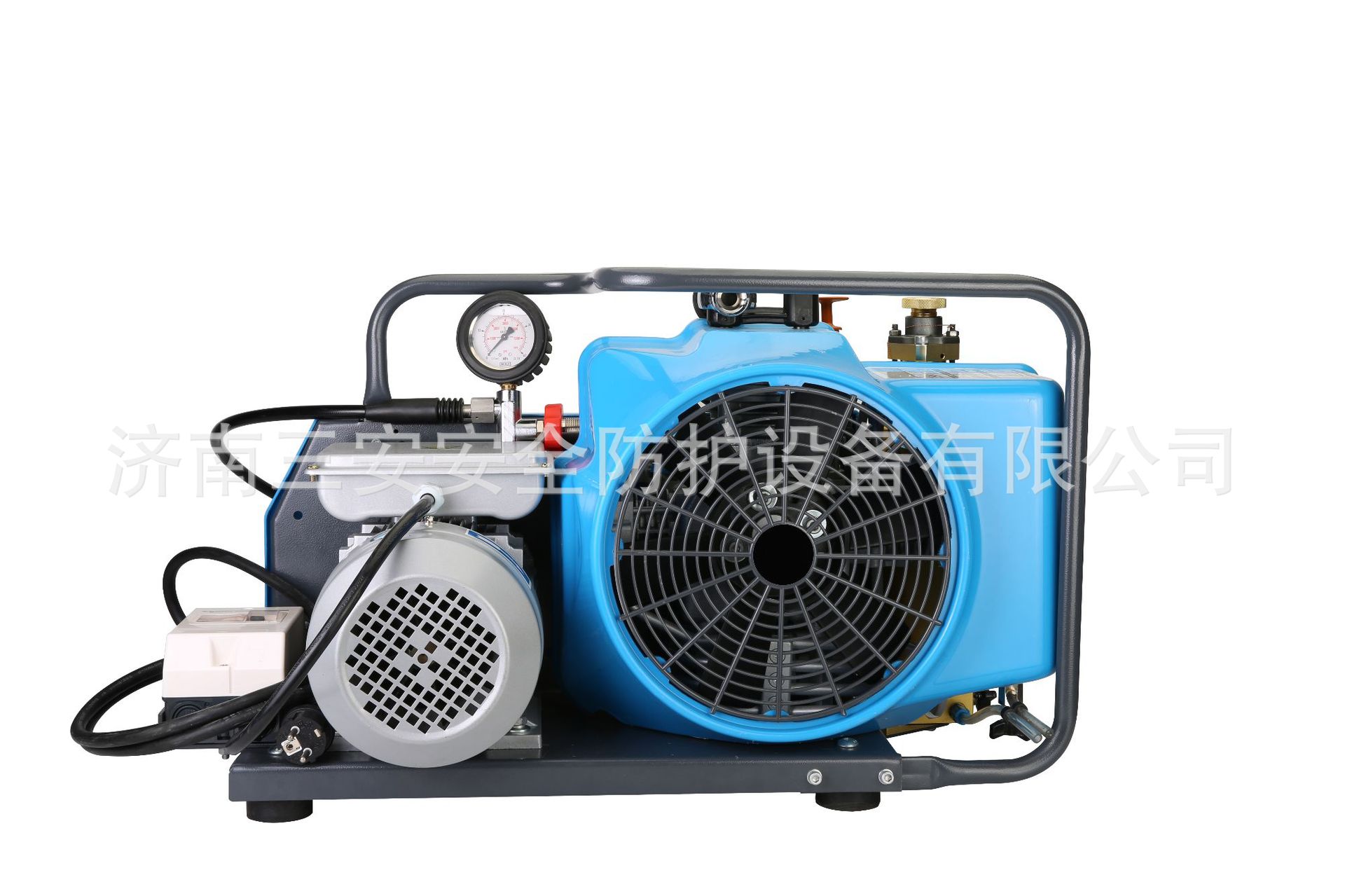 厂家供应正压式空气压缩机呼吸器充气泵消防高压储气罐防爆低噪音