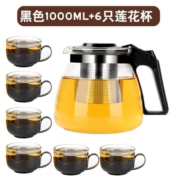 Teapot, tea cup, 1000 ml, increased thickness