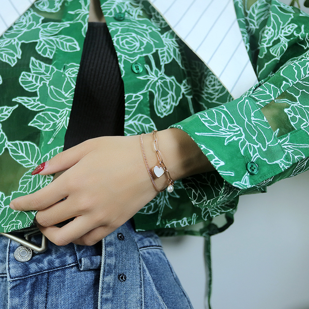 304 Stainless Steel Pendant Material PVD Coated Geometric Titanium Steel Waterproof Non Tarnish 304 Stainless Steel Bracelets