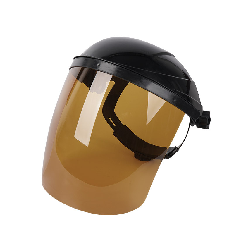 Lightweight Protective Face Shield, Head-Mounted Welding Protective Shield, High-Strength Breathable Welding Protective Face Shield, Foldable and Adjustable