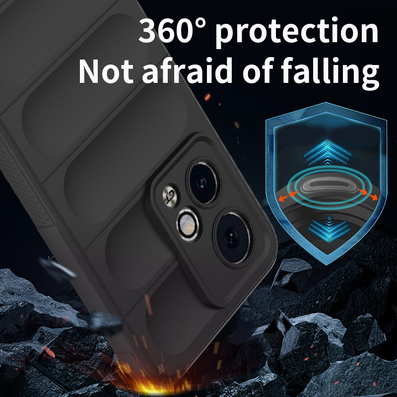 Honor 90 GT 5G 携帯電話ケースに適したオールインクルーシブ落下防止滑り止めレザーテクスチャ保護カバーファンタジーシールド|undefined