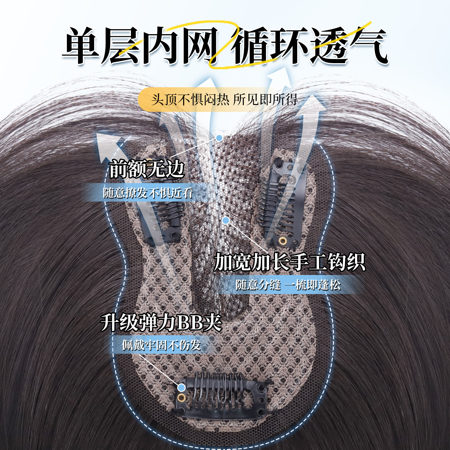 Bloqueo de cabello sin cabello, atmósfera perezosa, clavícula de alto nivel, cabello suelto, cabello blanco alto, franja falsa