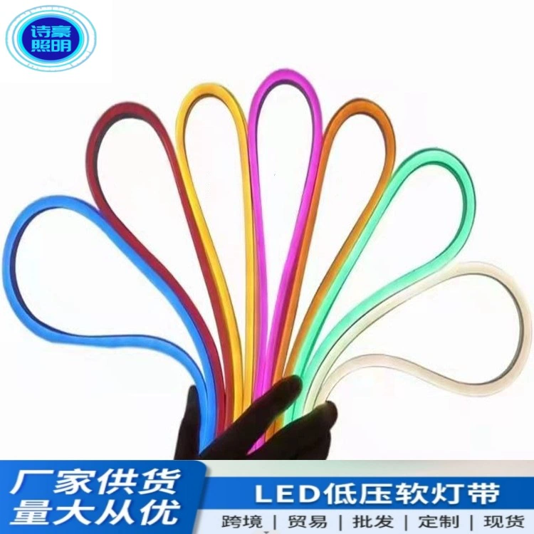 Светодиодная лента 12В 6*12мм для наружного применения, неоновая, для рекламных вывесок, инженерный дизайн, низковольтная, от производителя, прямое одобрение