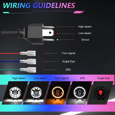 Mùmǎrén – Motorcycle headlights, headlights Headlight for Jeep