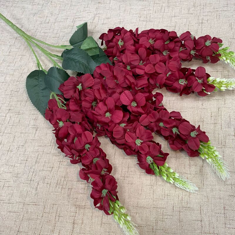 五叉风信子仿真花假花婚庆家居装饰摆件绢花户外活动花墙布景假花|undefined