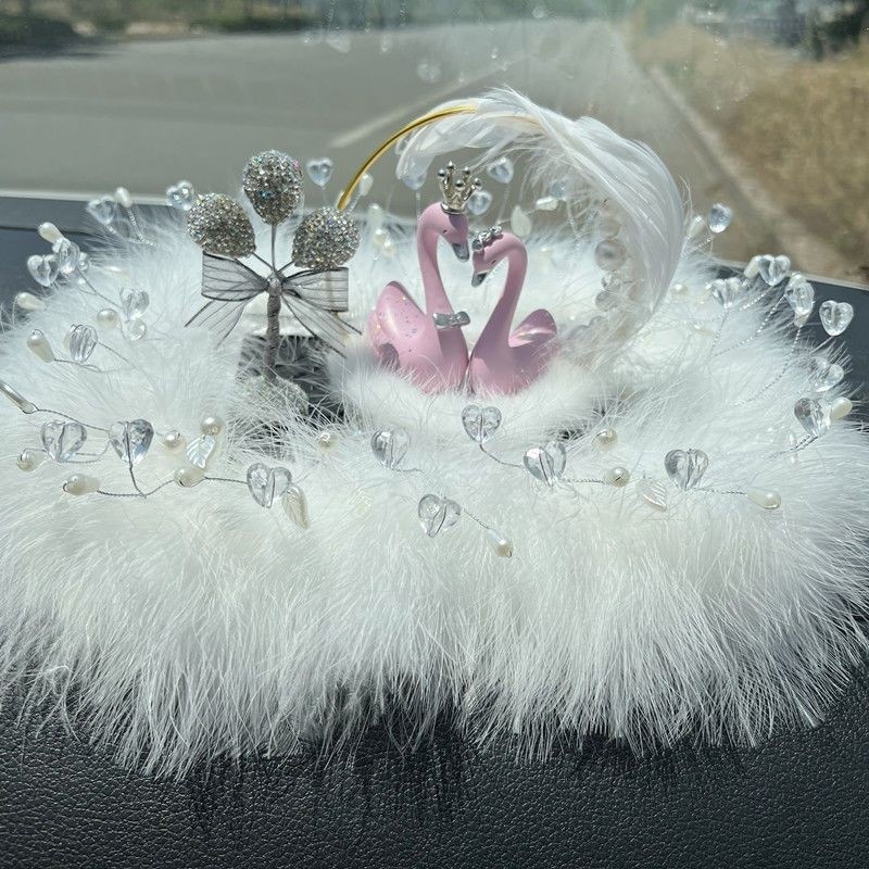 Artículo creativo de la chica del mar adornos de automóviles perfume encantador ángel perfume de automóvil perla base de diamante perfumado perdurable