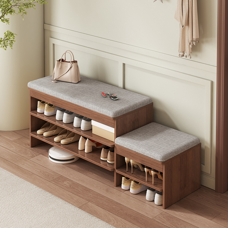 Estante para zapatos simple, puerta de entrada de puerta de hogar de varios pisos, estante interior pequeño estrecho a prueba de polvo, gabinete de zapatos pequeño para alquilar
