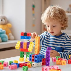 美国数字积木立方体积木MathLink 1-10, 儿童益智、学前学习活动