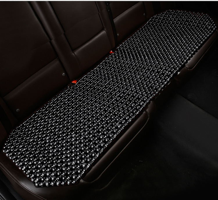 Wooden Bead Cooling Mat, Summer Car Seat Cushion, Single Seat, Main Driver's Seat Cushion, Breathable Summer Car Mat, Universal for Large Trucks