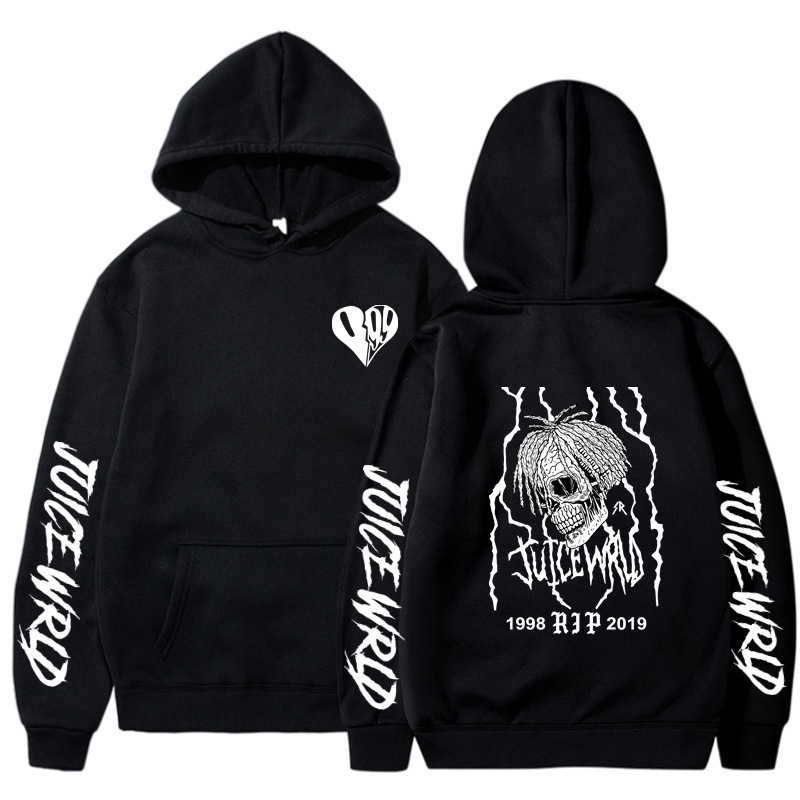 2023 Amazon's New Rapper Juice Wrld Same Style Loose-Fitting Hooded Sweatshirt for Men and Women 2023 Amazon's New Rapper Juice Wrld Same Style Loose-Fitting Hooded Sweatshirt for Men and Women