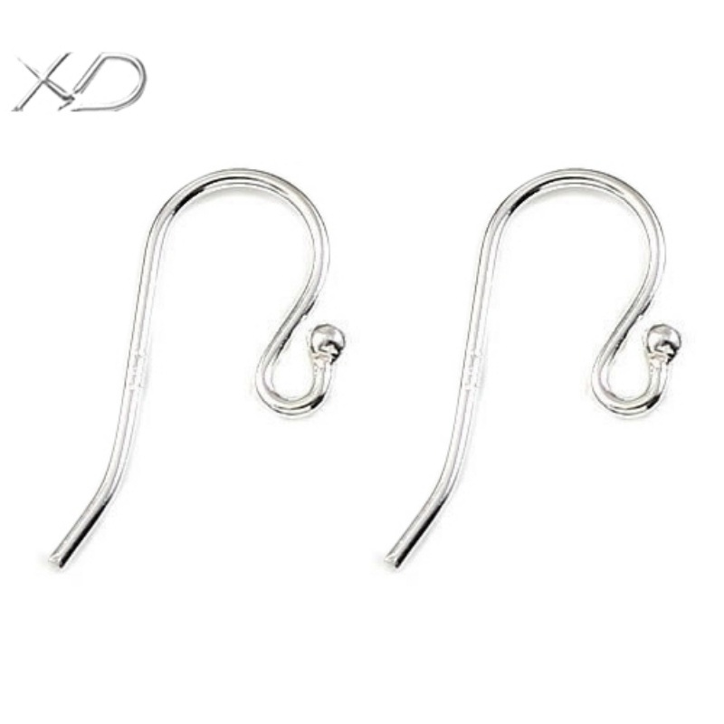 P027【09 Thread Bead Head Ear Hook】*Platinum