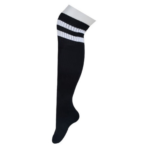 Calcetines de fútbol transfronterizos Calcetines deportivos finos para adultos de tubo largo Calcetines de fútbol para niños de tres horizontales textiles de alta elasticidad