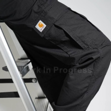 大牛卡哈carh经典复古格纹纱卡布大口袋工装休闲长裤宽松男裤