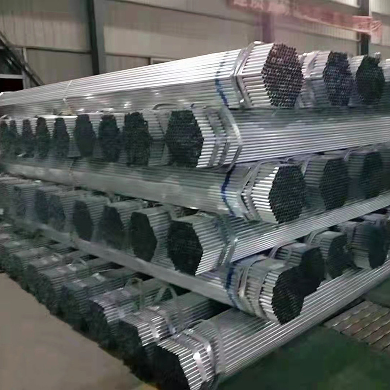 镀锌管厂家现货批发大棚镀锌骨架用管可定尺 q345b热镀锌无缝钢管