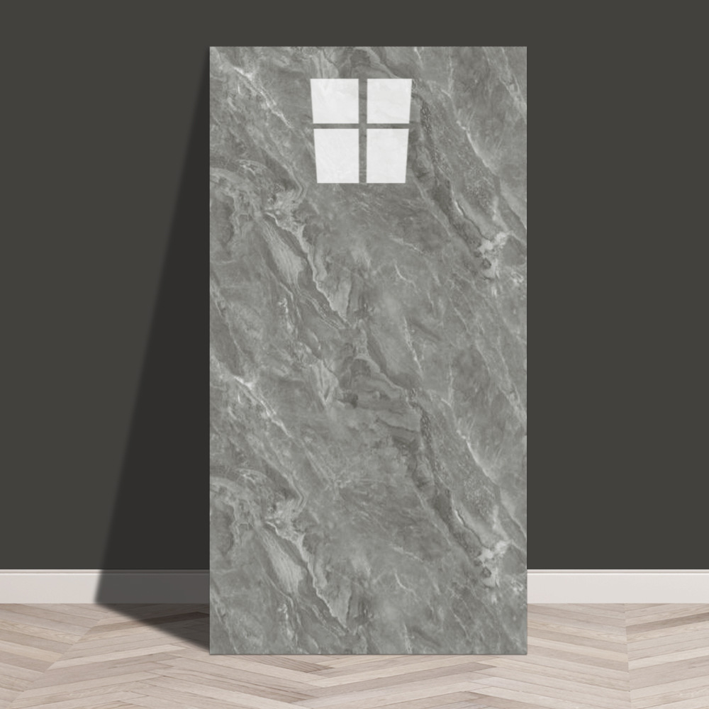 placa de aluminio adhesivo de pared impermeable PVC decoración de pared cocina baño superficie brillante imitación de mármol adhesivo de baldosa