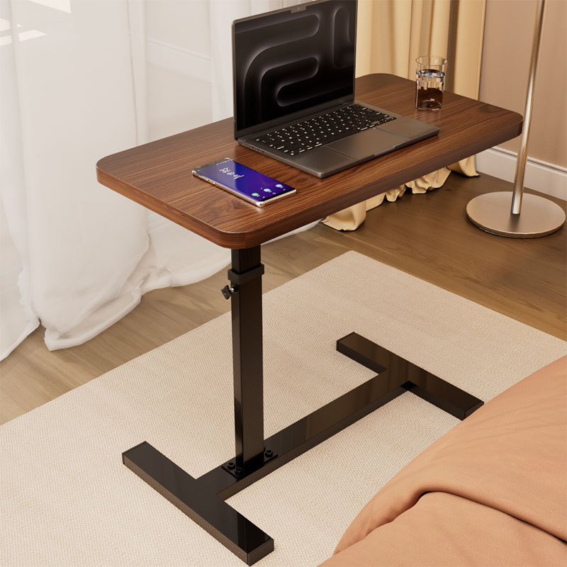 Computer Desk Movable Lift Home Study Office Desk Workbench Bedroom Bedside Table Sofa Side Cabinet