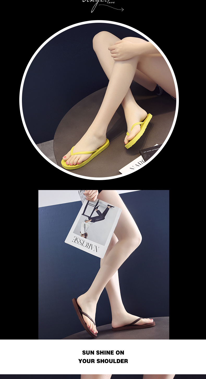 Women's Trendy Flat Flip-flops For Beach Summer Casual Wear_voghion.com