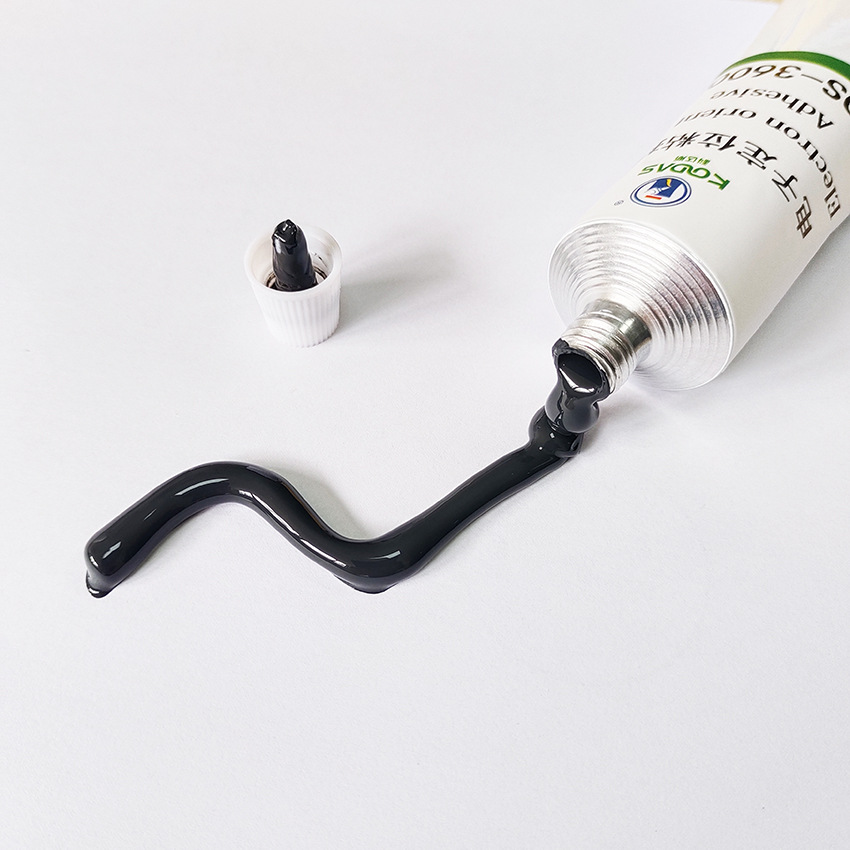 电子胶水 绝缘密封胶 快干型硅胶胶水 塑胶胶水 半流黑色硅胶胶水