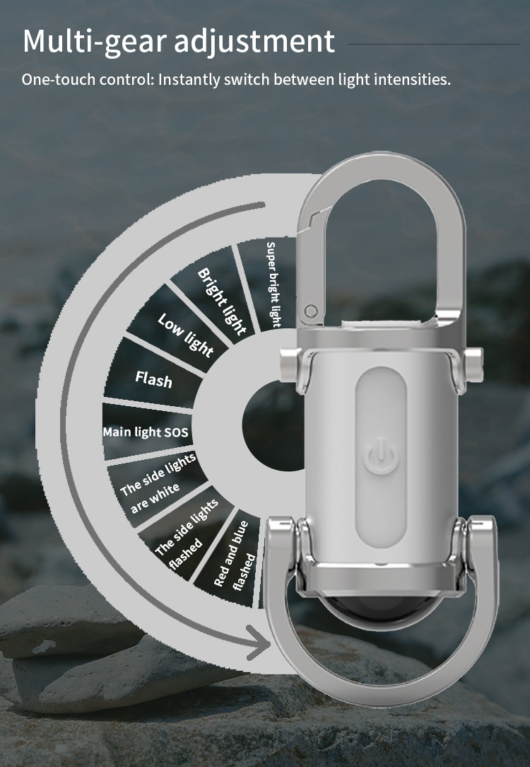 Waterproof Keychain Flashlight