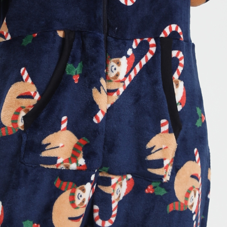 pigiama intero in flanella per donna autunno e inverno Natale Halloween vestiti per la casa_voghion.com
