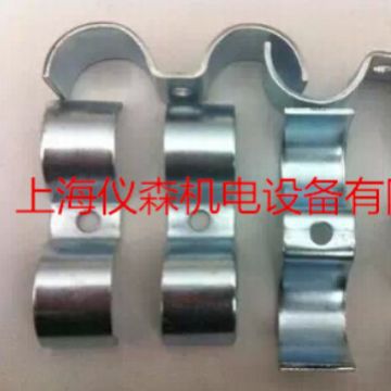 优质镀锌双连管卡 双连卡箍抱箍骑马 电线电缆管件马鞍双联卡16mm