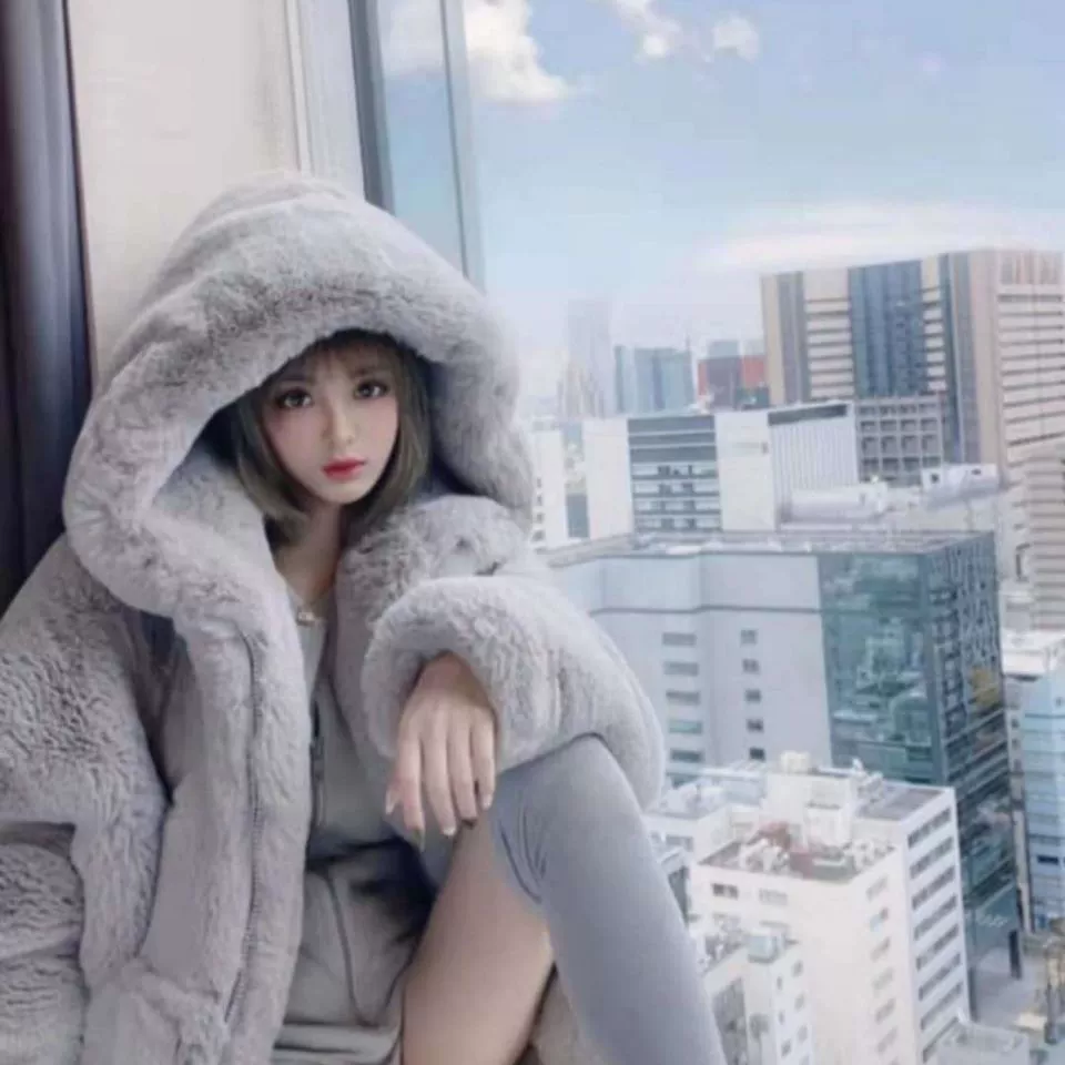 Hoody, jacket, loose fit, increased thickness, oversize