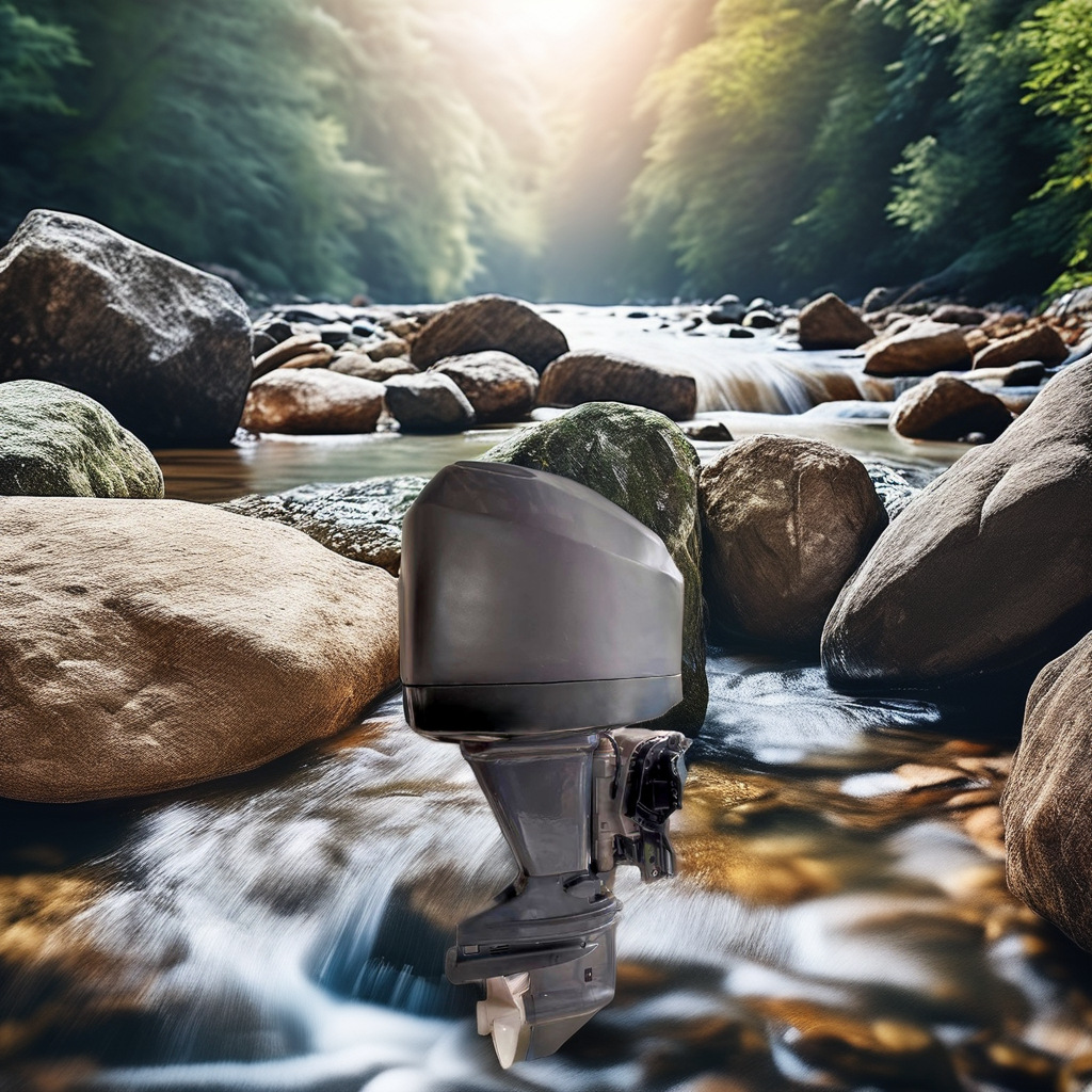 40匹四冲水冷柴油船外机 舷外机 柴油挂机