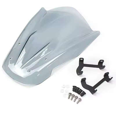 Suitable for Yamaha FZ07 Motorcycle front windshield - smoke-gray